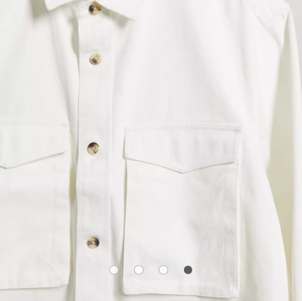 🆕🌿TOPMAN JEAN BUTTON DOWN🌿 - Picture 6 of 10